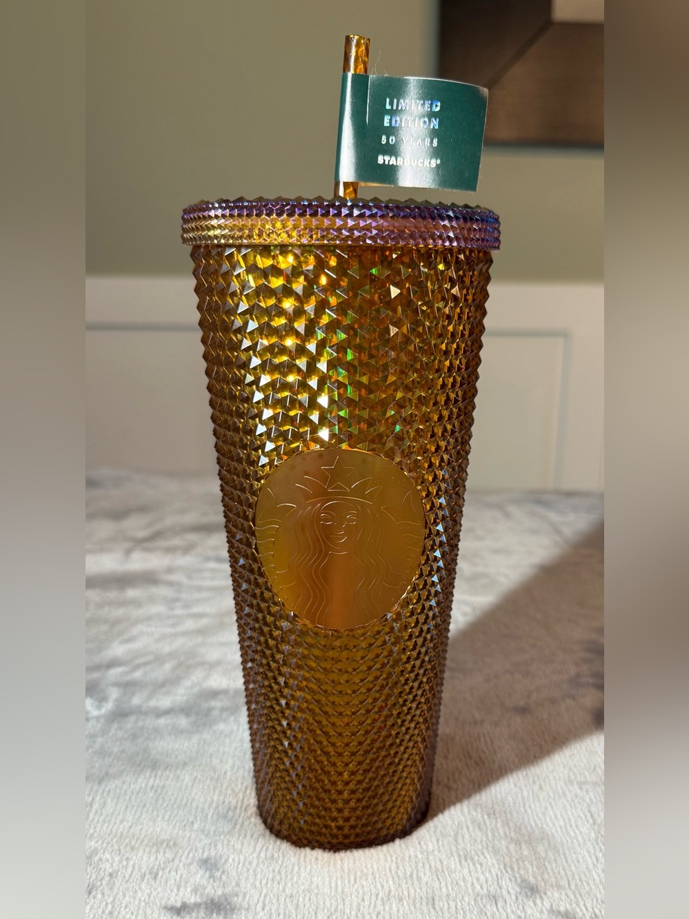 Starbucks 50th Anniversary Venti Studded Cold Cup - Limited Edition - NWT